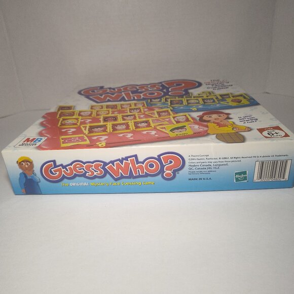GUESS WHO? HASBRO BOARD GAME 2005 MYSTERY FACE GUESSING GAME GOOD CONDITION - Picture 2 of 7